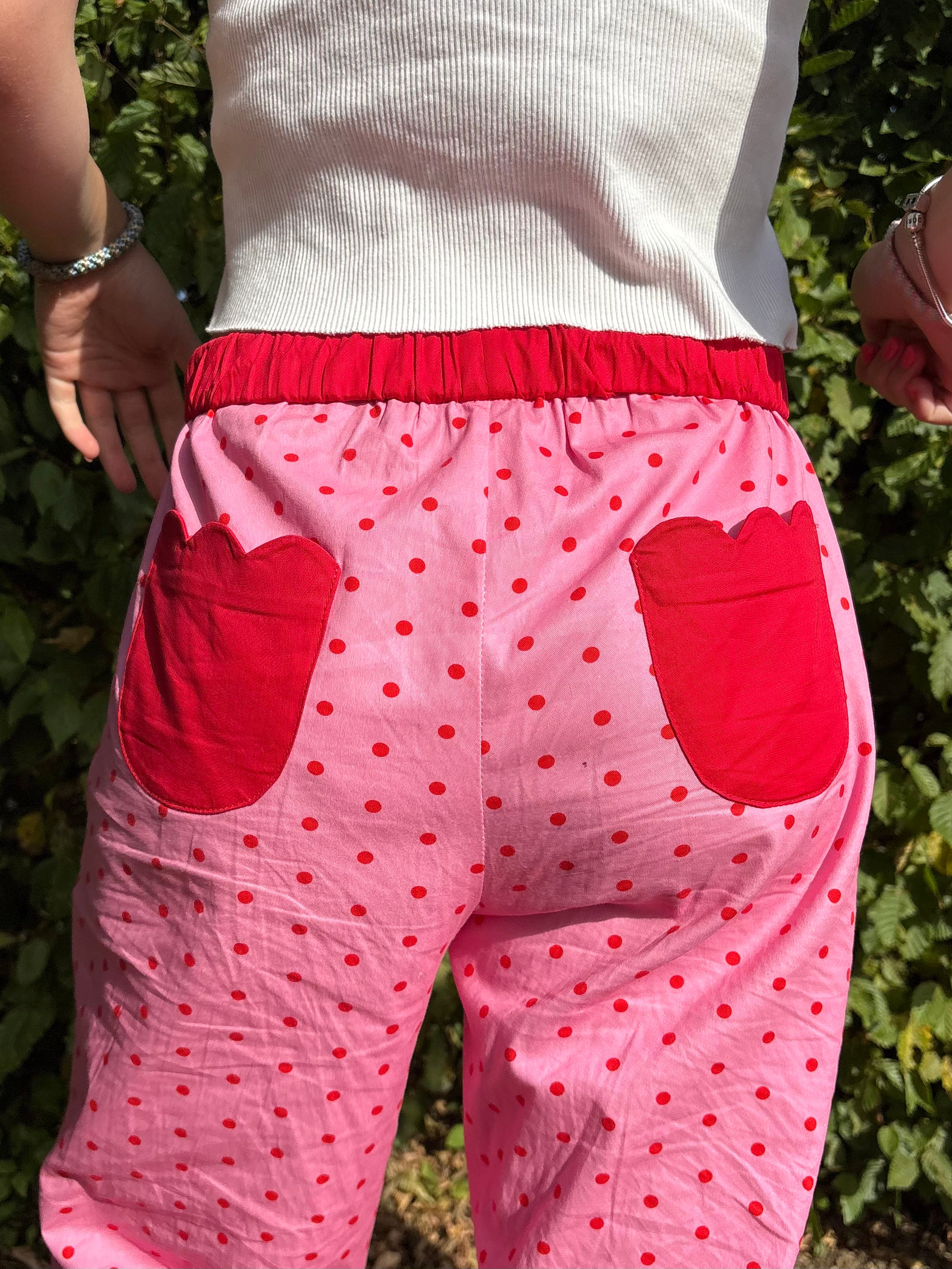 Daisy foldover trousers
