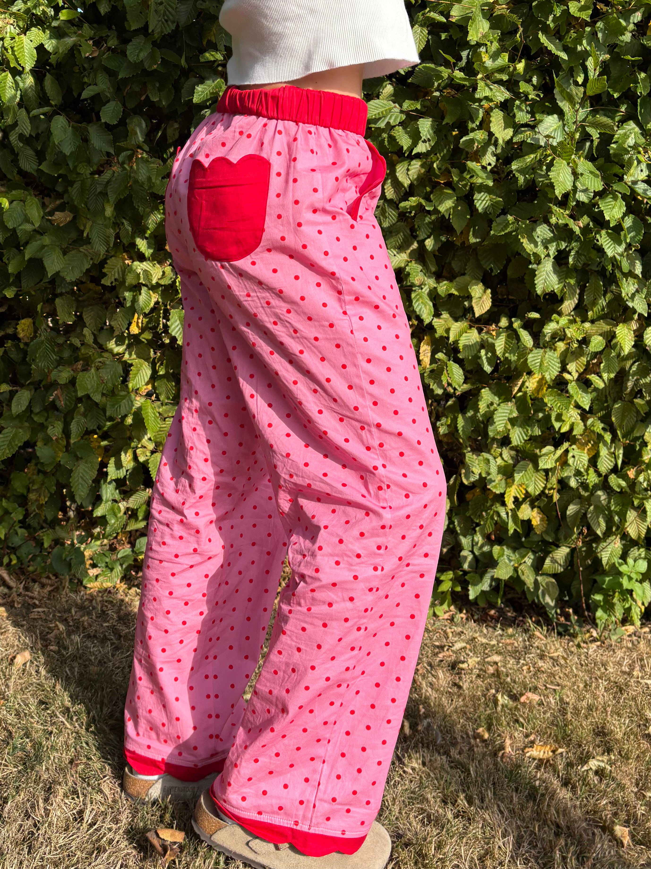 Daisy foldover trousers